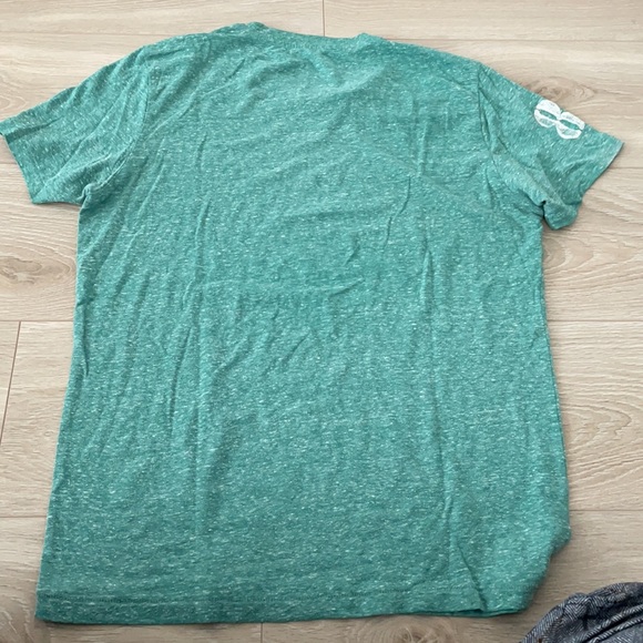 Aeropostale M Turquoise Logo Tee - Picture 2 of 3